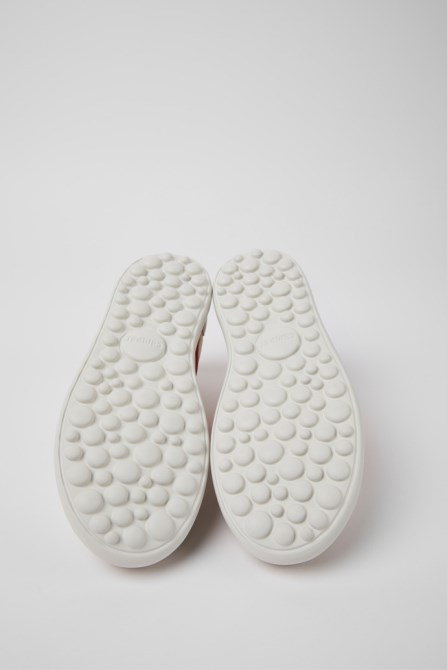 Camper Pelotas Xlite White And Red Leather And Textile Sneakers For Women New Arrivals