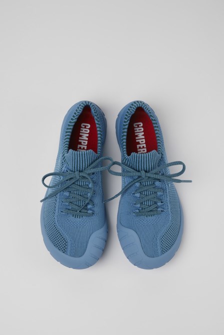 Design Path Blue Textile Sneakers For Women Camper