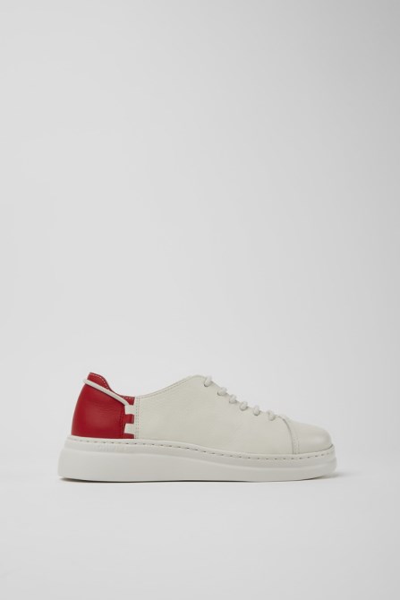 Twins White Leather Sneakers For Women Camper New Arrivals
