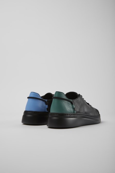 Design Twins Black Leather Sneakers For Women Camper