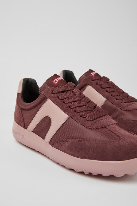 Camper Pelotas Xlite Burgundy Sneakers For Women New Arrivals