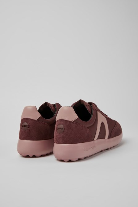 Camper Pelotas Xlite Burgundy Sneakers For Women New Arrivals