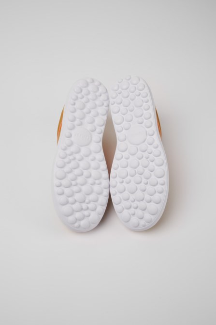 Design Pelotas Xlite Beige And Orange Sneakers For Women Camper