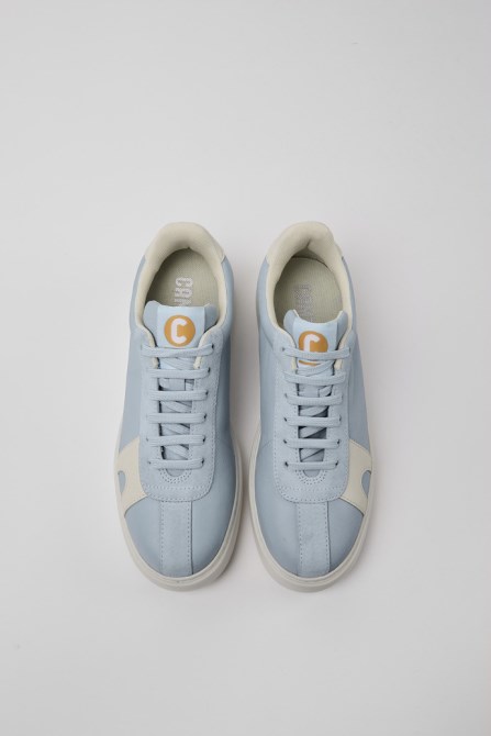 Runner K21 Light Blue Leather And Suede Women's Sneakers Camper New Arrivals