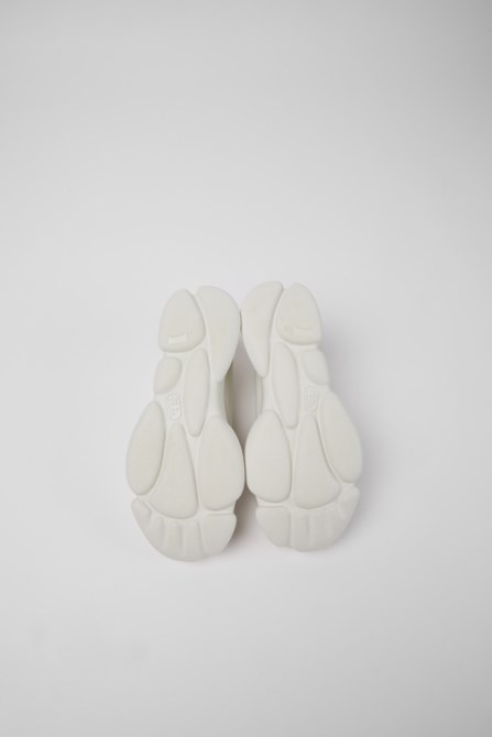 Camper Karst White Leather Shoes For Women New Arrivals