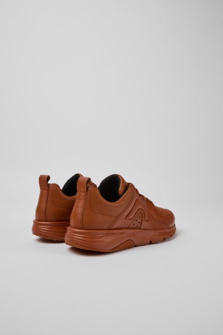 Drift Red Leather Sneakers For Women Exclusive Camper