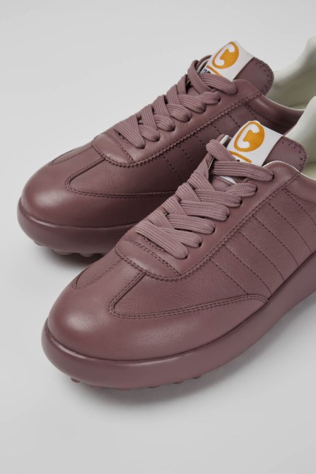 Pelotas Xlite Purple Leather Sneakers For Women Camper New Arrivals