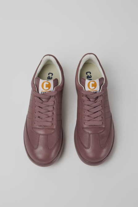 Pelotas Xlite Purple Leather Sneakers For Women Camper New Arrivals