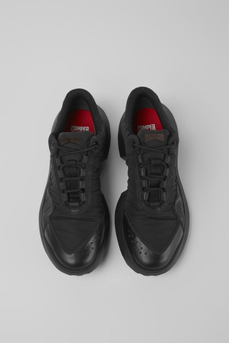 Design Crclr Gore-Tex Breathable Women's Black Textile Sneakers Camper