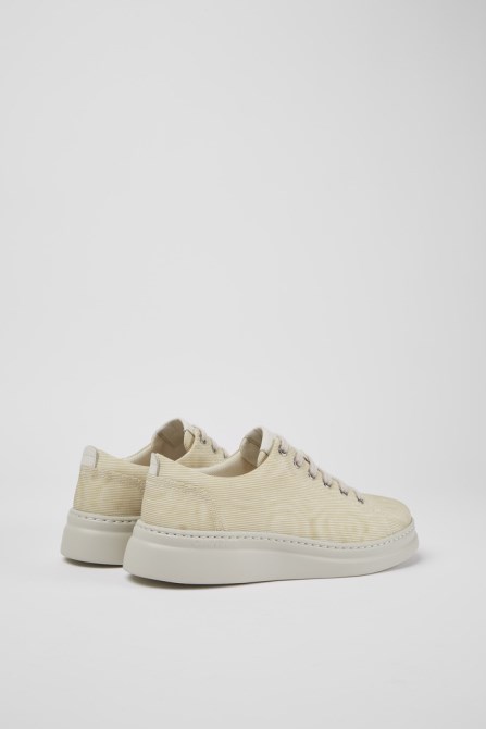 Camper Design Twins Beige Printed Sneakers