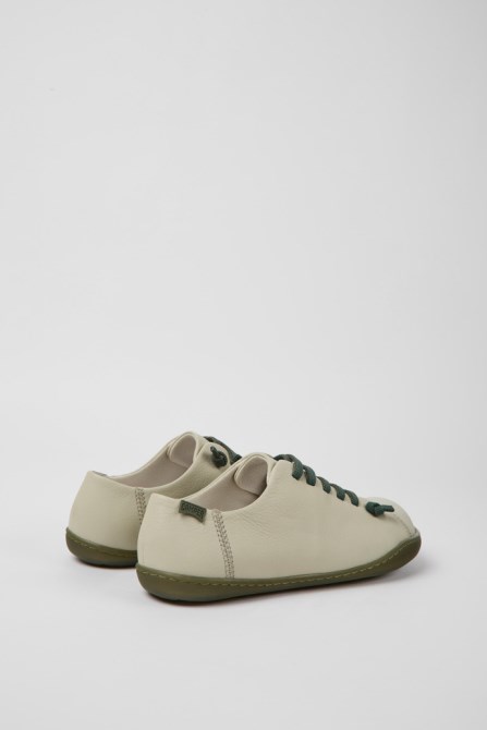 Camper Peu Gray Leather Shoes For Women New Arrivals