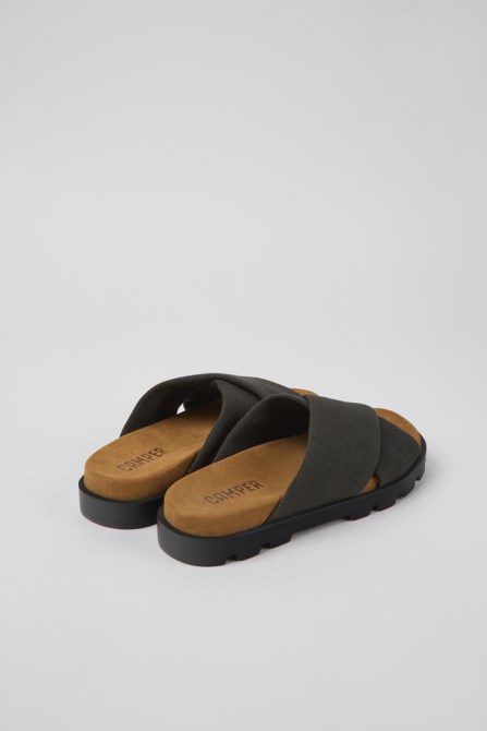 Camper Design Brutus Sandal Gray Recycled Cotton Sandals For Women