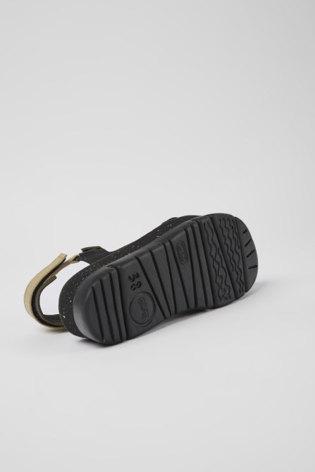 Design Oruga Up Multicolored Leather Sandals For Women Camper