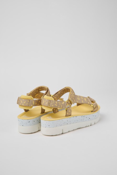 Camper Oruga Up Multicolored Textile Sandals For Women New Arrivals