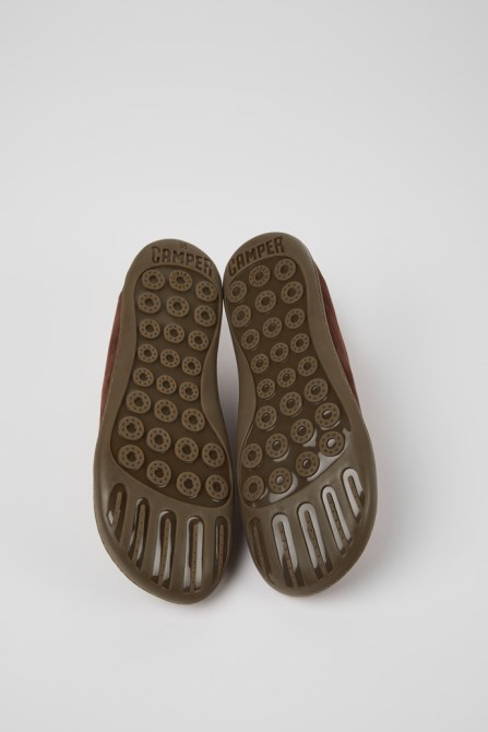 Camper Peu Brown Nubuck Shoes For Women New Arrivals