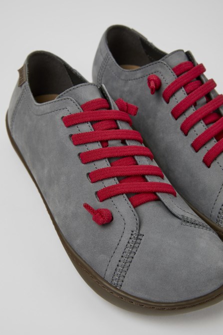 Camper Peu Grey Casual Shoes For Women New Arrivals