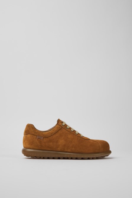 Pelotas Brown Nubuck Sneakers For Women Exclusive Camper