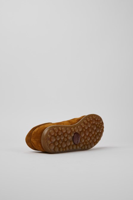 Pelotas Brown Nubuck Sneakers For Women Exclusive Camper