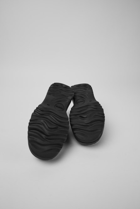 Exclusive Camper Teix Black Rubber And Bci Cotton Shoes