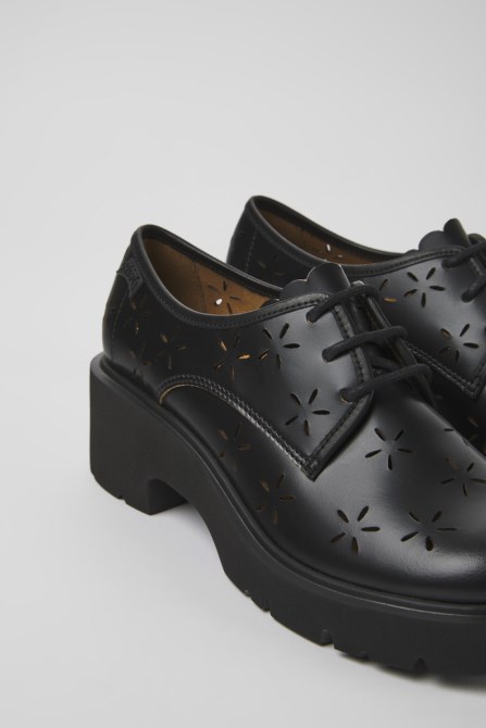 Exclusive Camper Milah Black Leather Shoes For Women