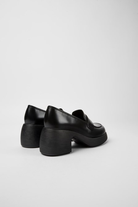 Camper Design Thelma Black Leather Shoes