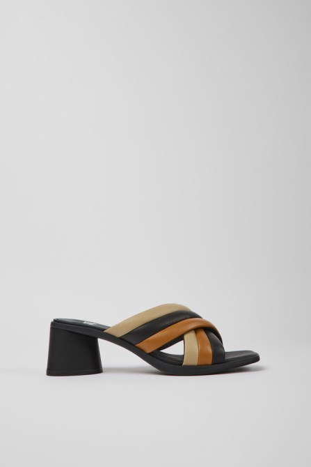 Exclusive Camper Twins Multicolored Leather Sandals For Women