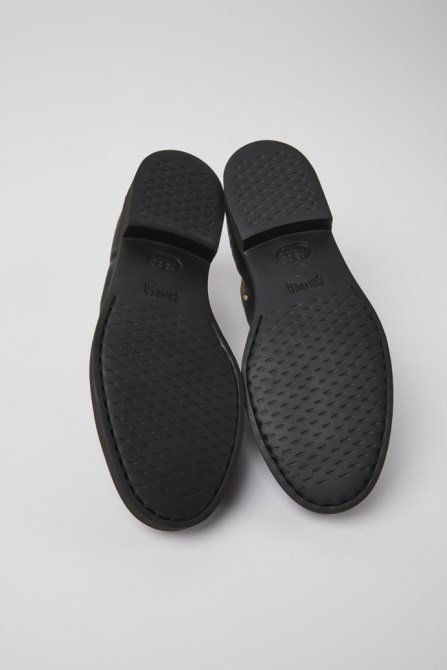 Camper Twins Black Leather Shoes For Women New Arrivals