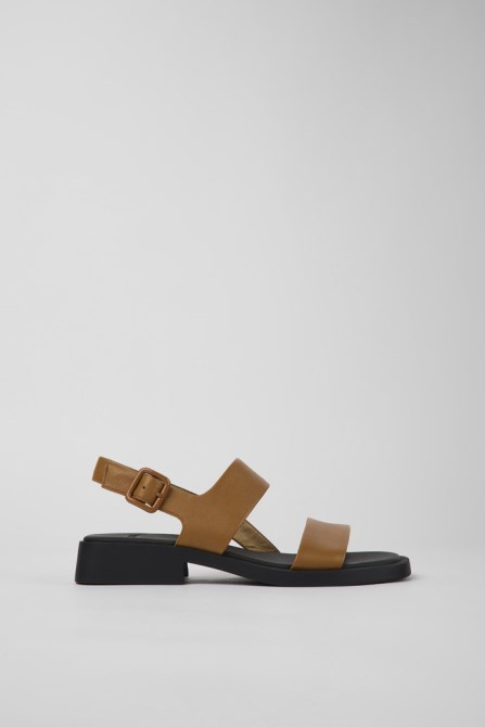 Exclusive Camper Dana Brown Leather Sandals For Women