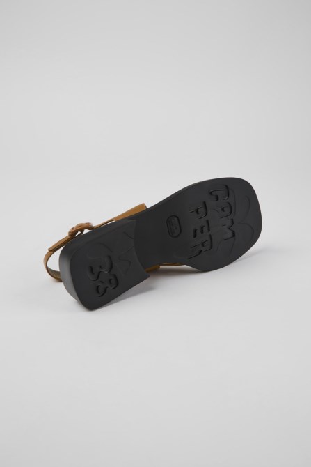 Exclusive Camper Dana Brown Leather Sandals For Women