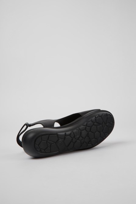 Camper Balloon Black Leather Sandals For Women New Arrivals