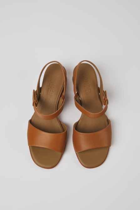 Camper Design Katie Women's Brown Strappy Sandal