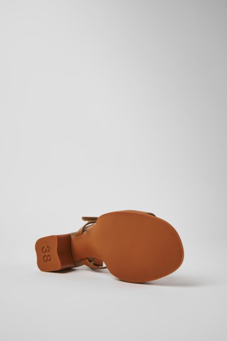 Camper Design Katie Women's Brown Strappy Sandal