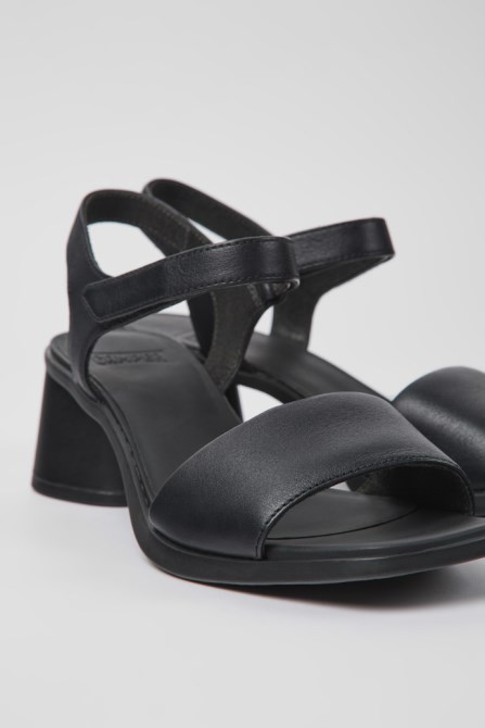 Exclusive Camper Kiara Black Leather Sandals For Women
