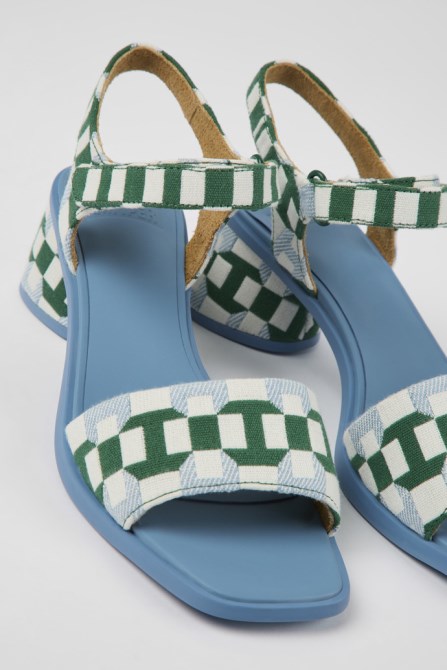 Exclusive Camper Kiara Multicolored Organic Cotton Sandals For Women