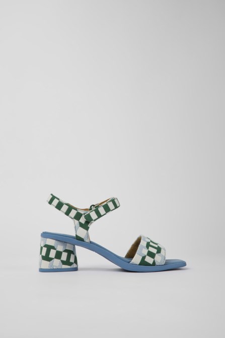 Exclusive Camper Kiara Multicolored Organic Cotton Sandals For Women