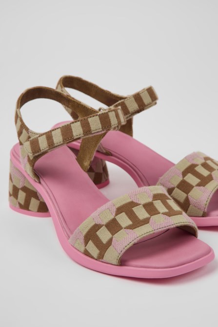 Camper Design Kiara Multicolored Organic Cotton Sandals For Women