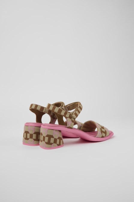 Camper Design Kiara Multicolored Organic Cotton Sandals For Women