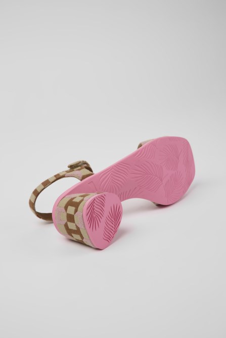 Camper Design Kiara Multicolored Organic Cotton Sandals For Women