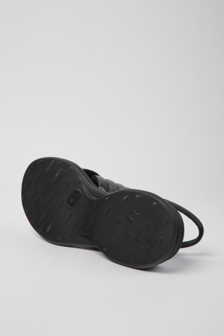 Spiro Black Leather Sandals For Women Exclusive Camper