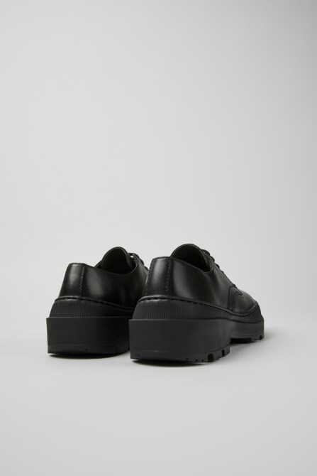 Exclusive Camper Brutus Trek Michelin Black Leather Shoes For Women