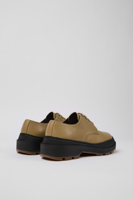 Exclusive Camper Brutus Trek Michelin Beige Leather Shoes For Women