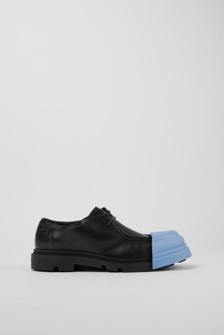 Junction Black Leather Shoes For Women Exclusive Camper