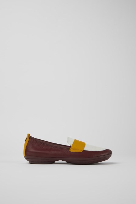 Twins Multicolored Leather Shoes For Women Exclusive Camper