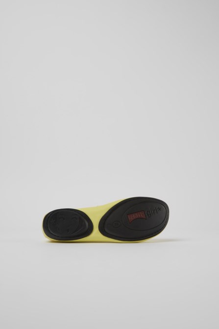 Camper Right Yellow Leather Ballerina Flats For Women New Arrivals