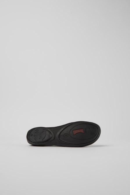 Camper Right Black Leather Ballerina Flats For Women New Arrivals