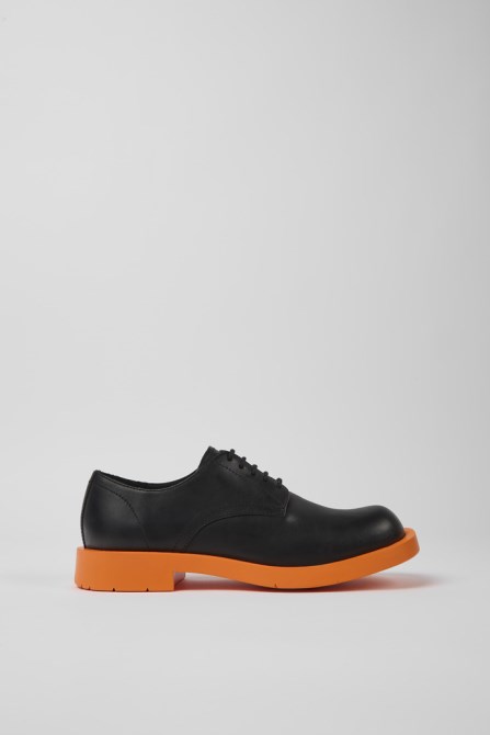 Camper Design Mil 1978 Black Leather Shoes For Women
