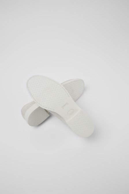 Camper Iman White Nubuck Shoes For Women New Arrivals