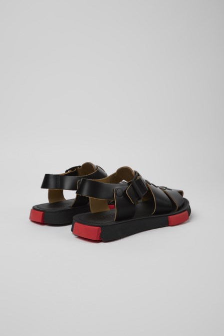 Set Black Leather Sandals For Women Camper New Arrivals