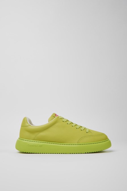 Design Runner K21 Green Leather Sneakers For Men Camper