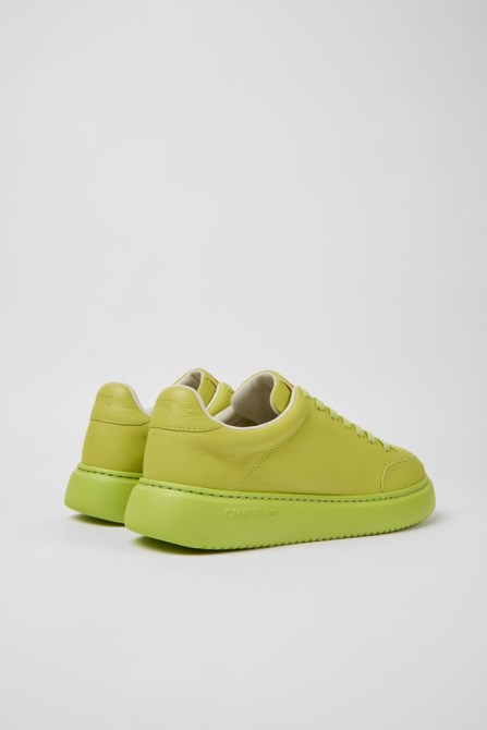 Design Runner K21 Green Leather Sneakers For Men Camper